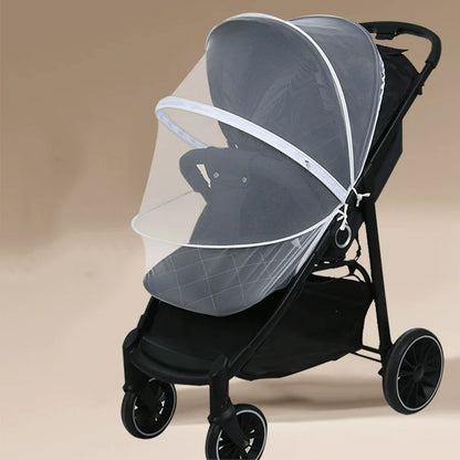 Moustiquaire Poussette Universelle - Protection Complète avec Zip