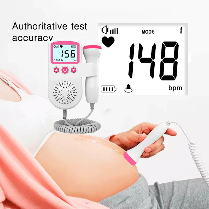 Moniteur de Cœur Bébé - Domicile Doppler Fœtal 3.0MHz
