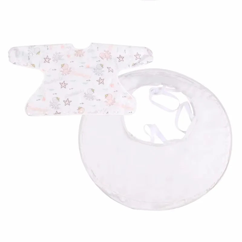 Bavoir avec Plateau Intégré - Tapis de Table Anti-Salissures