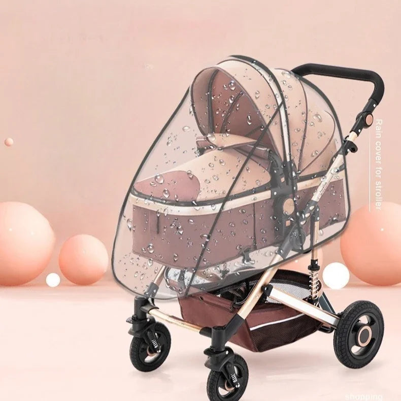 Habillage Pluie Poussette Universel - Protection Toutes Saisons