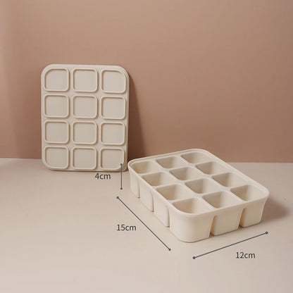 Bac Congélation Repas Bébé - 12 Cubes Silicone Sans BPA