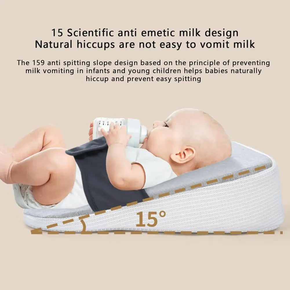Coussin Cale-Bébé Anti-Reflux 15° - Sommeil Apaisant et Sécurisé