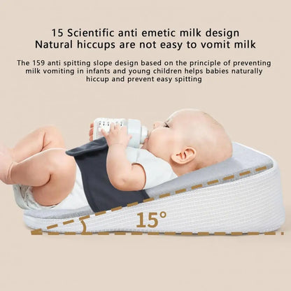 Coussin Cale-Bébé Anti-Reflux 15° - Sommeil Apaisant et Sécurisé