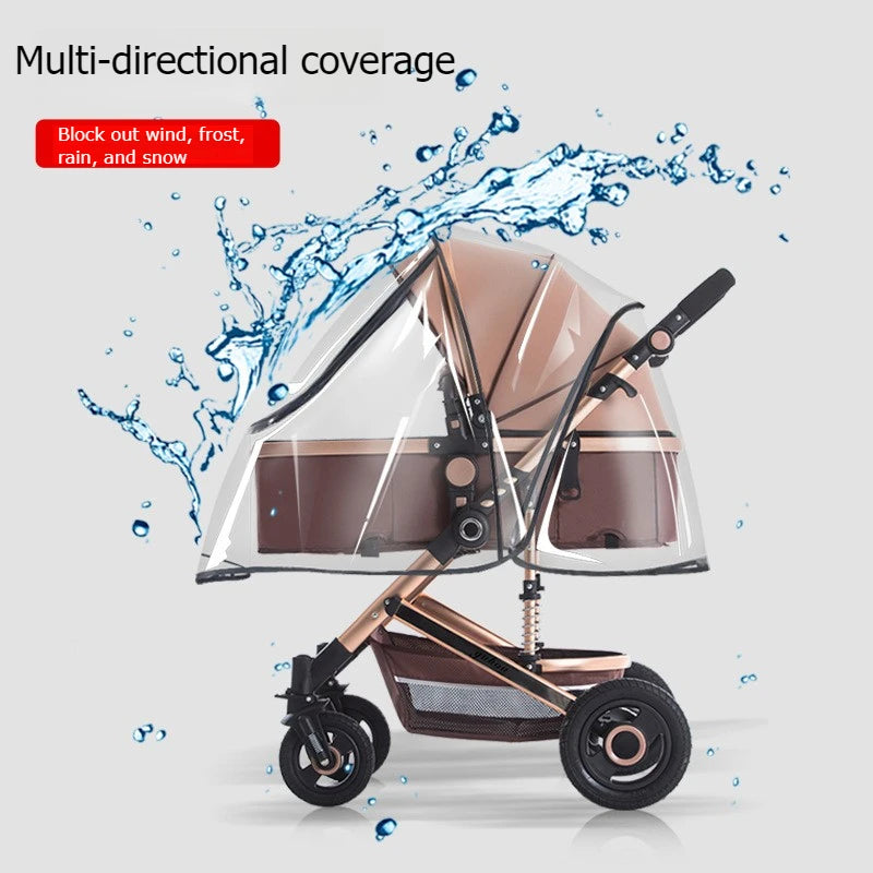Habillage Pluie Poussette Universel - Protection Toutes Saisons