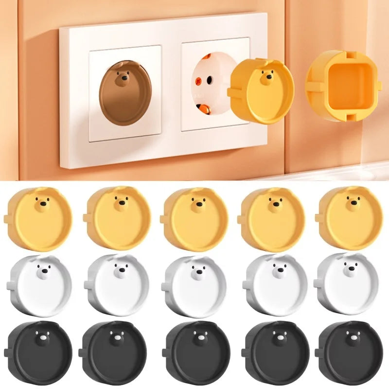 Cache-Prises Sécurité Bébé – Lot de 5 ou 10
